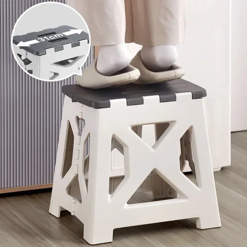 Kids Outdoor Bench - ポータブルプラスチック折りたたみスツール屋外キャンプスツール椅子シートホームバスルームキッチンガーデンキャンプ子供大人の椅子