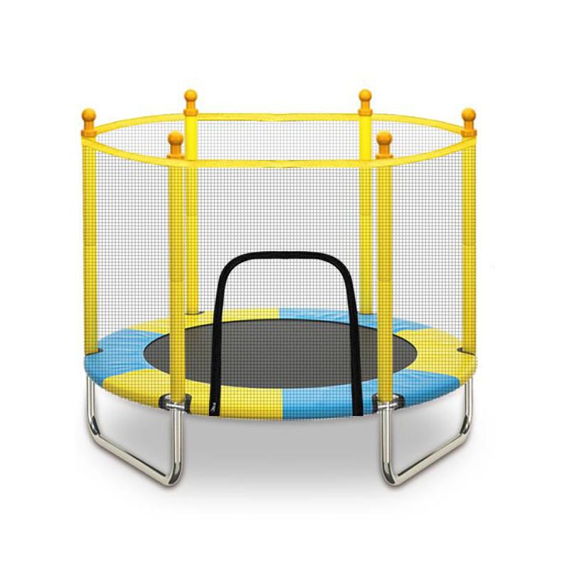 Kids Outdoor Trampoline - 安全ネット付き子供用室内ジャンプミニキッズ屋外エンクロージャートランポリン
