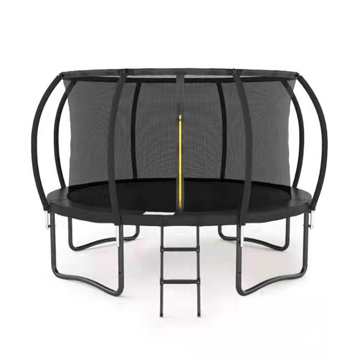 Kids Outdoor Trampoline - 10フィート、12フィート、14フィート、16フィート、18フィートのジャンプ用バンジートランポリン、子供と大人のための屋外用トランポリン、安全ネットとスプリングパッド付き