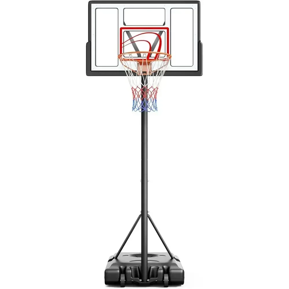 Kids Outdoor Basketball - ポータブル屋外バスケットボールフープ、44インチバックボード、子供、青少年、大人に最適