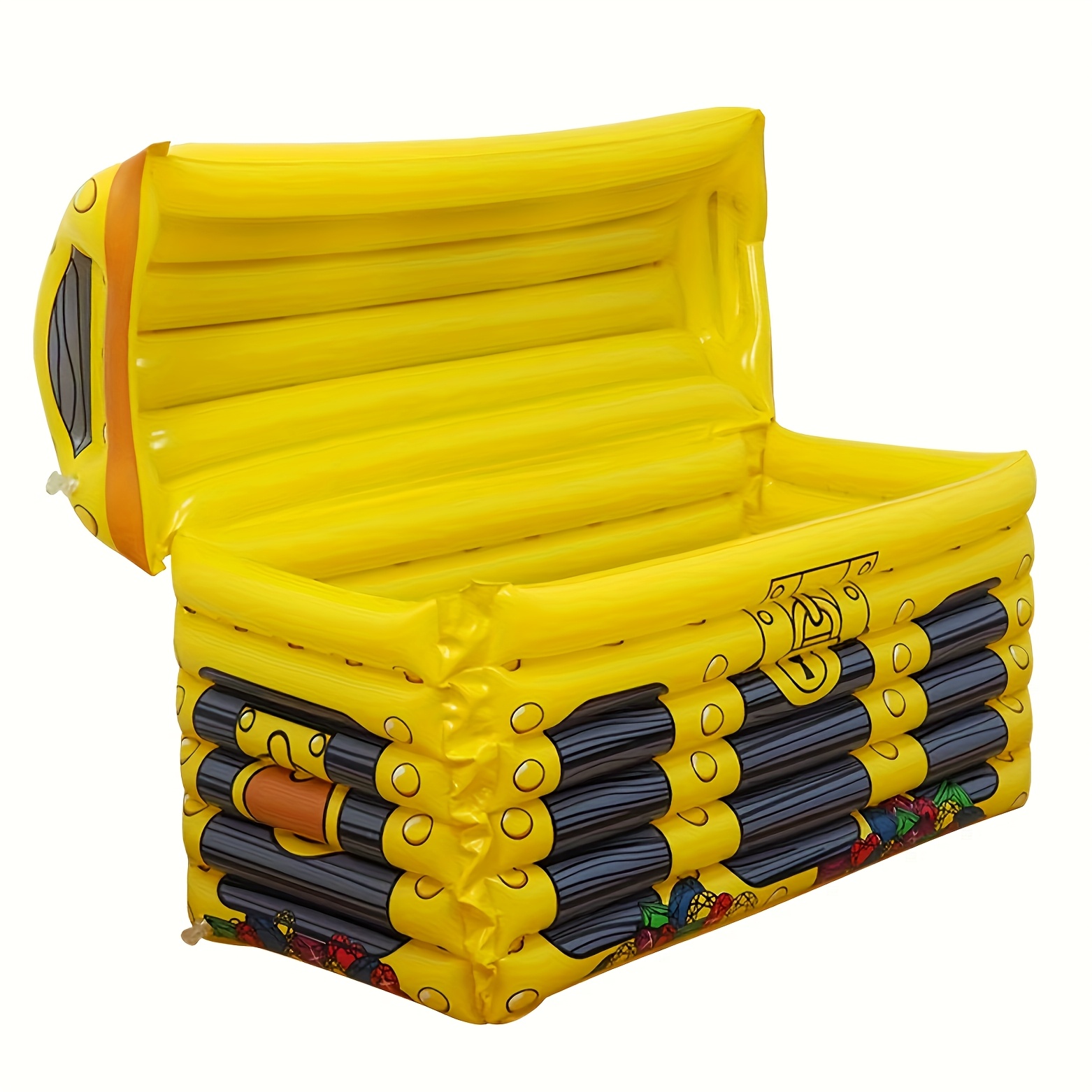 Kids Outdoor Play Equipment - 多機能インフレータブルアイスバー＆おもちゃ収納ボックス ポータブルデュアルユースクーラーバッグ ホームパーティー、アウトドアピクニック、子供のおもちゃオーガナイザーに