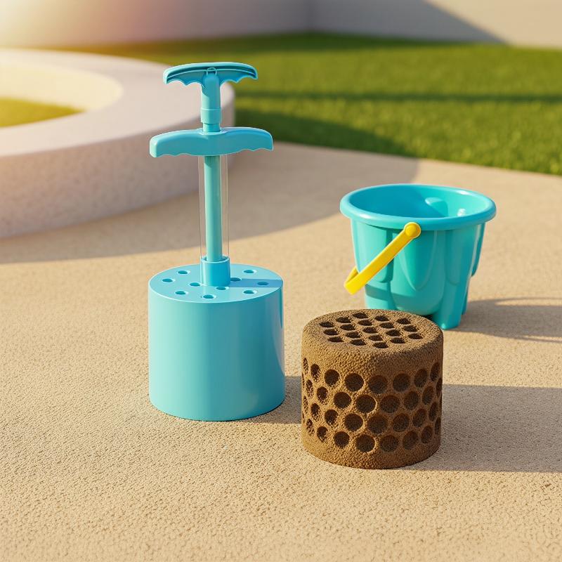 Kids Outdoor Water Toys - 子供用水遊びビーチおもちゃサンドボックス型セットシャベル城建物壁ハニカムブリケット型夏屋外砂遊びゲーム