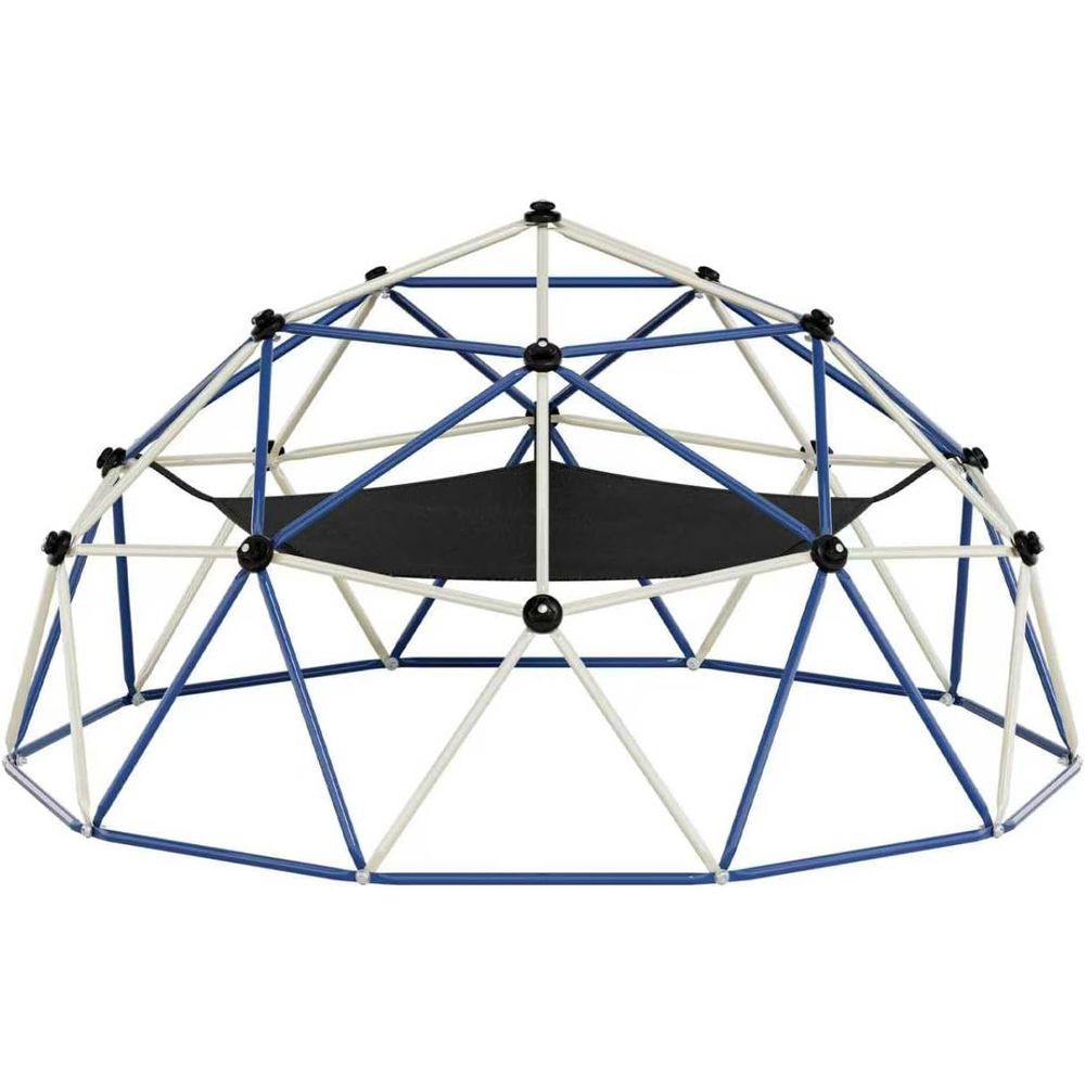 Kids Outdoor Jungle Gym Dome - ClimDome、10Tドームクライマー（ハンモック付き）、屋外用ジャングルジムまたは子供用、最大1,000ポンドのジャングルジムに対応、錆びにくい、組み立て簡単