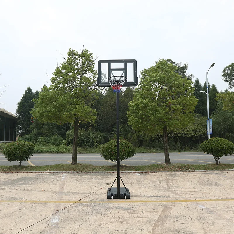 Kids Outdoor Basketball - 子供用バスケットボールゴール、屋外用ポータブルバスケットボールシステムセット、高さ調節可能な安定したベース付き