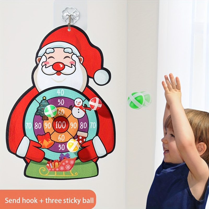 Kids Outdoor Xmas Gifts - クリスマスゲームおもちゃギフト子供向けサンタクロースダーツボードゲーム屋内屋外パーティーデコレーションクリスマス誕生日プレゼント男の子女の子向け