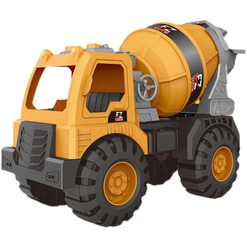 Kids Outdoor Dump Truck - 大型エンジニアリング車両モデル プラスチック製掘削機 クレーン ミキサー ダンプトラック 車