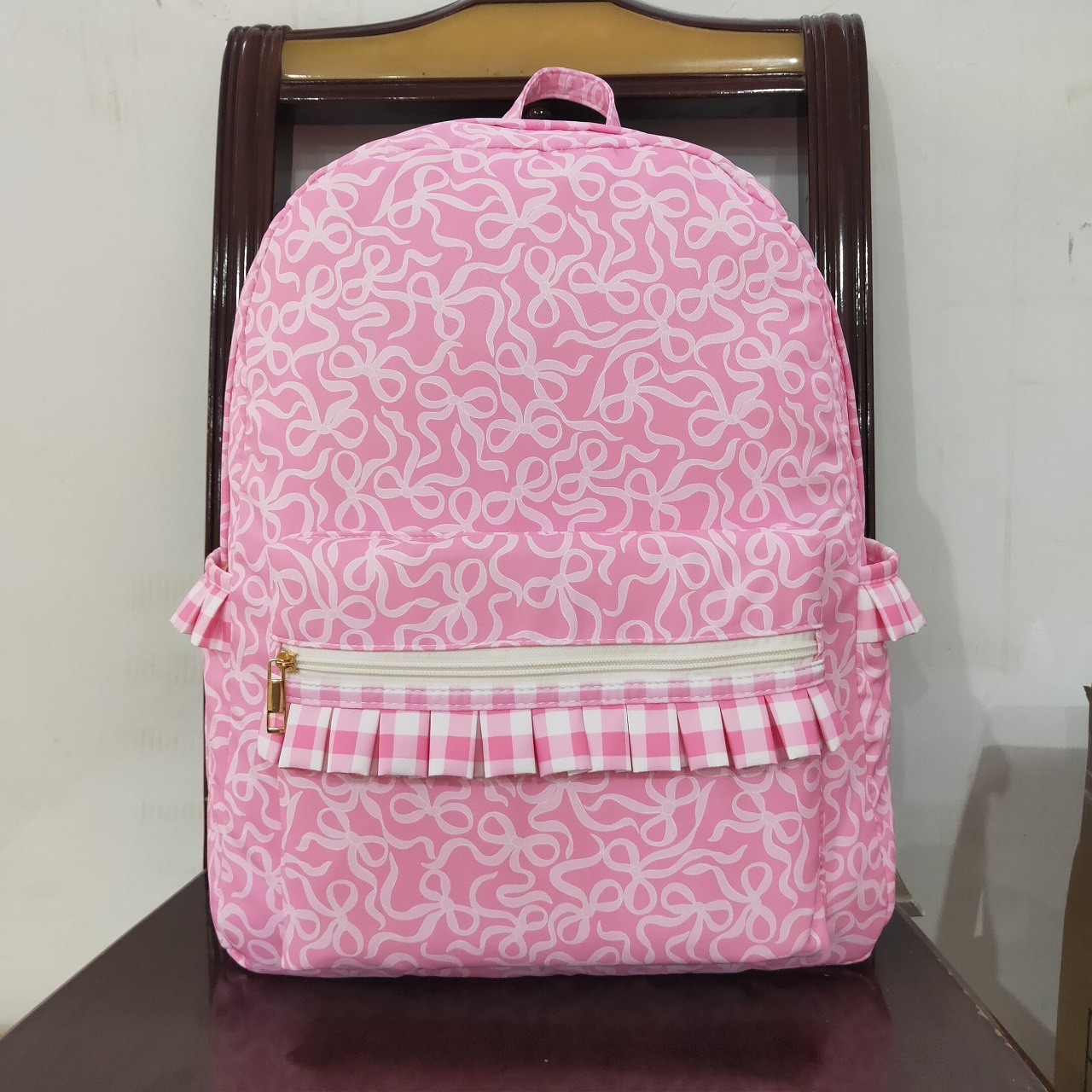 Kids Outdoor Backpack - 卸売 子供 ピンクのリボン アウトドア ポータブル キッズ