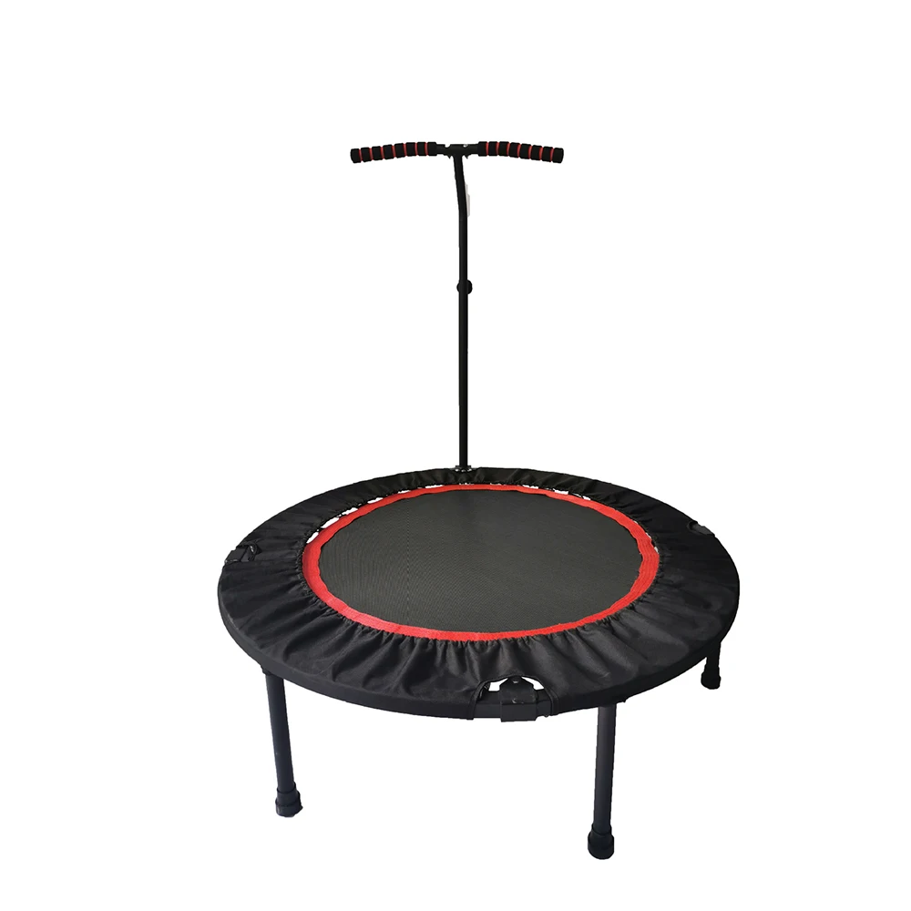 Kids Outdoor Trampoline - 2026年格安48インチ折りたたみ式ミニトランポリン子供用トランポリン屋外プロ仕様プレミアム屋内ジャンプキッズフィットネスハンドル付き
