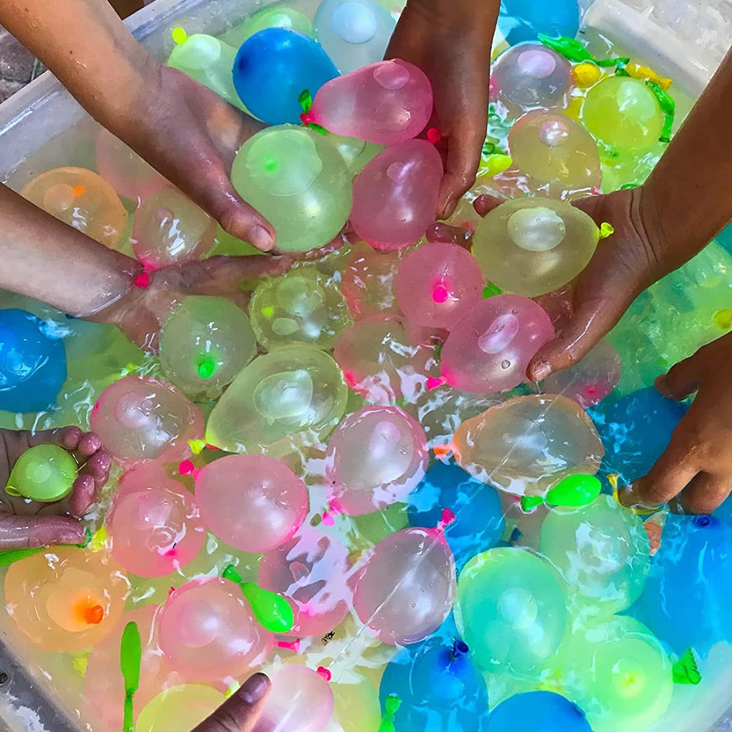 水風船 自動密封、急速充填式水風船 子供用、水風船 急速充填 - Kids Outdoor Water Toys のレビューと価格