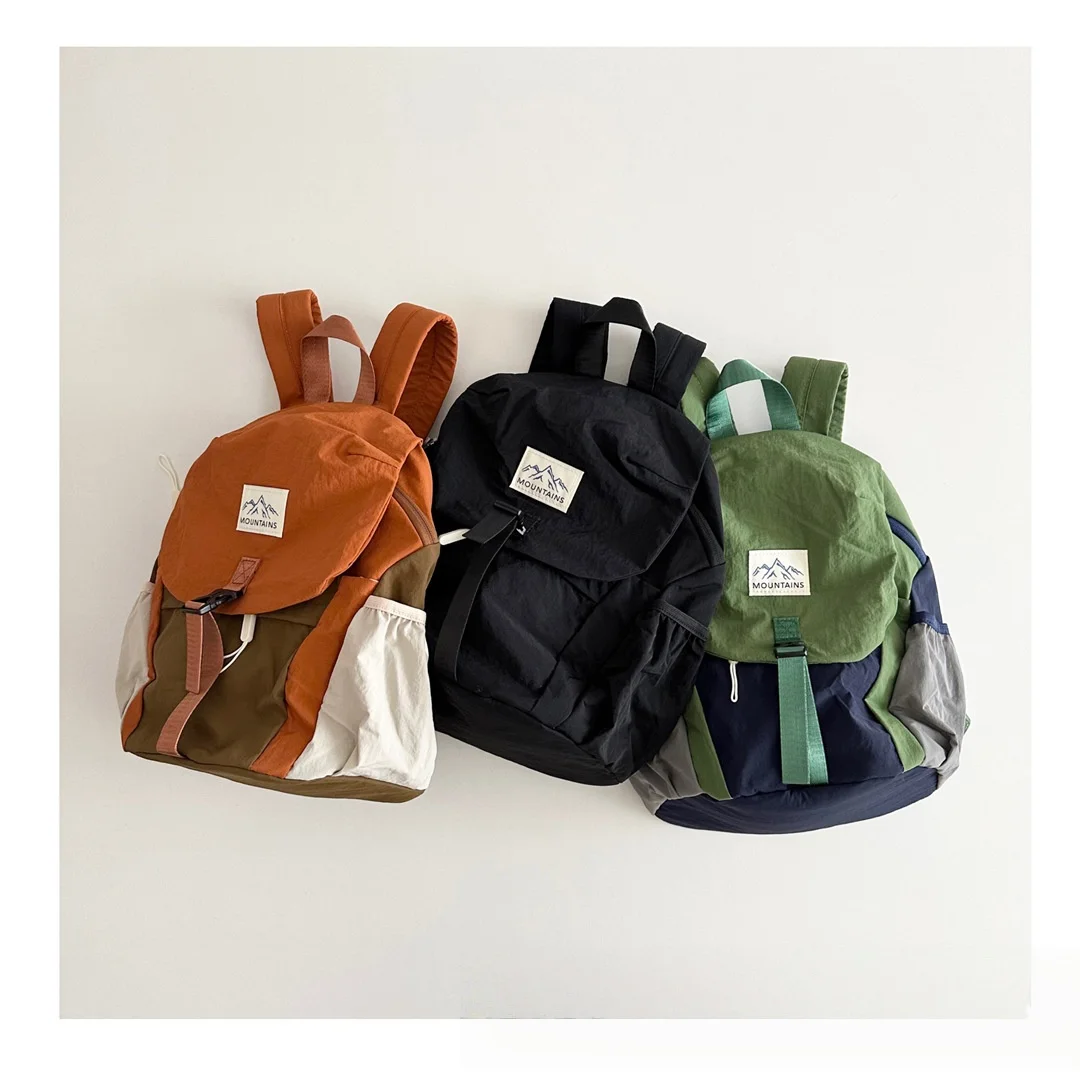 軽量キッズバックパック速乾性生地スタイリッシュなカラーブロッ - Kids Outdoor Backpack のレビューと価格