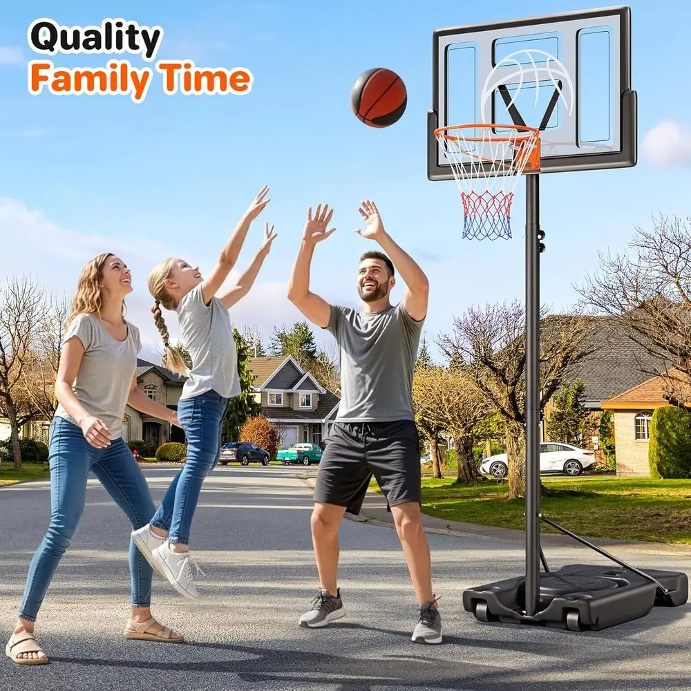 調節可能なポータブル屋外バスケットボールフープシステム（子供 - Kids Outdoor Basketball のレビューと価格