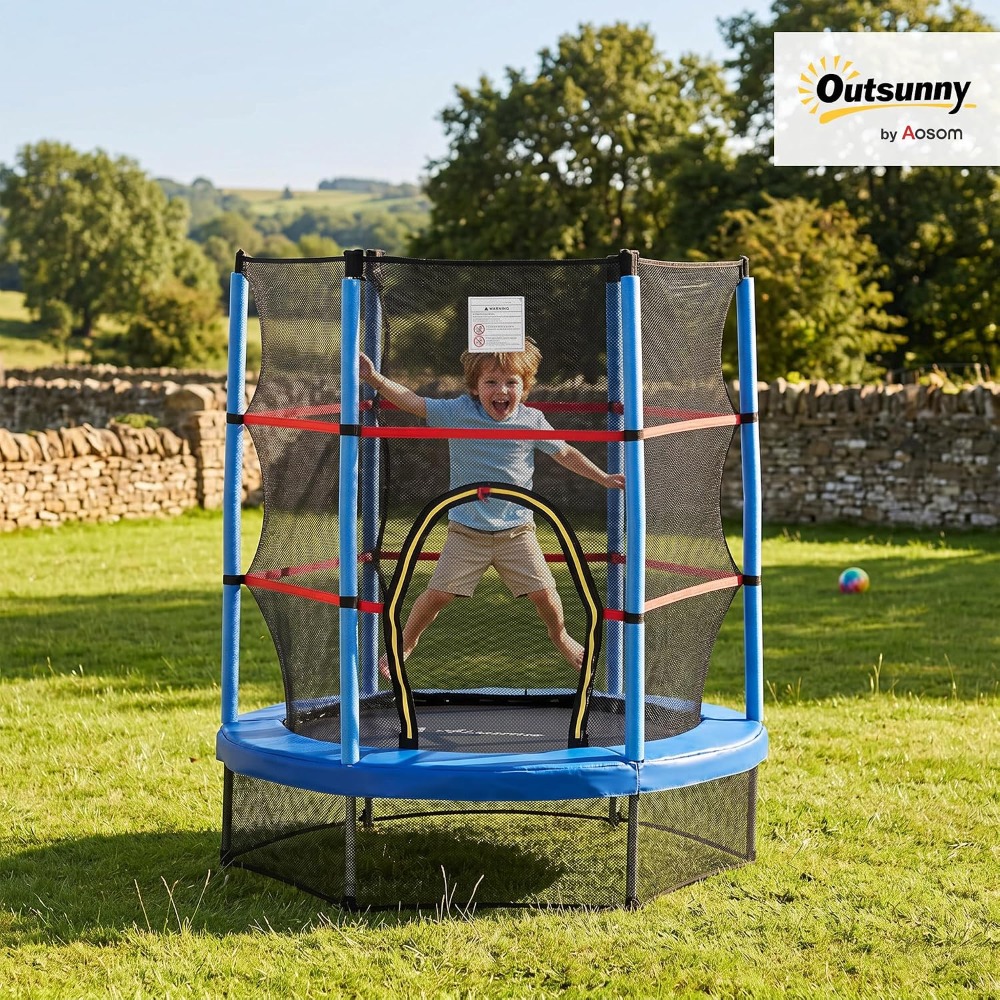 55インチ ミニトランポリン 子供用 3～6歳向け、屋内/屋 - Kids Outdoor Trampoline のレビューと価格