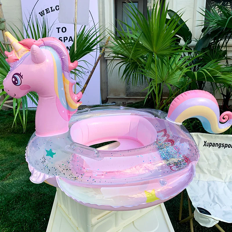 子供のためのユニコーン型のインフレータブルブイ,レインボーと - Kids Outdoor Water Toys のレビューと価格