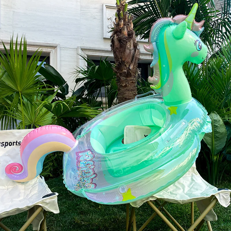 子供のためのユニコーン型のインフレータブルブイ,レインボーと - Kids Outdoor Water Toys のレビューと価格