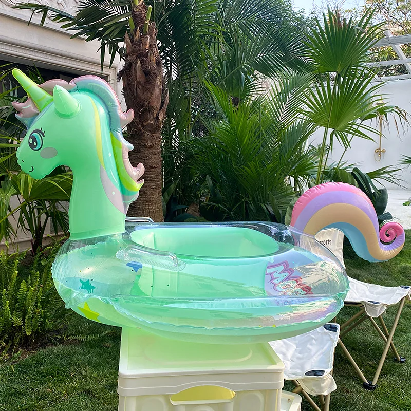 子供のためのユニコーン型のインフレータブルブイ,レインボーと - Kids Outdoor Water Toys のレビューと価格