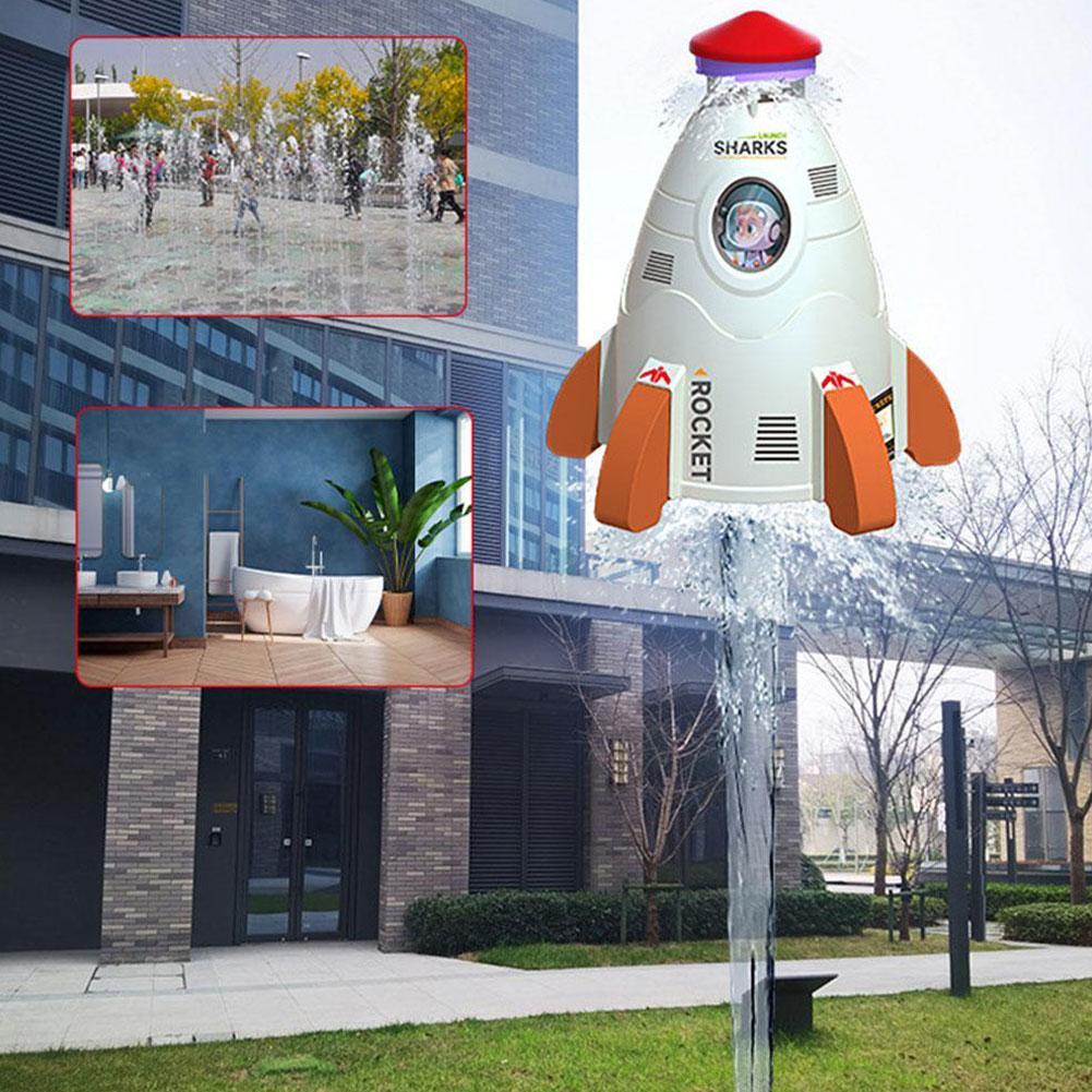 ロケットランチャーおもちゃロケット散水機水圧リフトスプリンク - Kids Outdoor Water Toys のレビューと価格