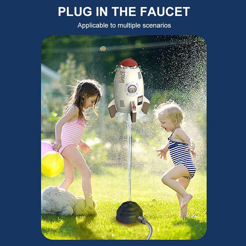 ロケットランチャーおもちゃロケット散水機水圧リフトスプリンク - Kids Outdoor Water Toys のレビューと価格
