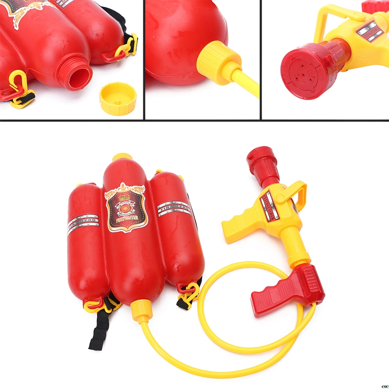 消防バックパック水鉄砲大容量消防士水鉄砲引き出し撮影夏のプー - Kids Outdoor Backpack のレビューと価格