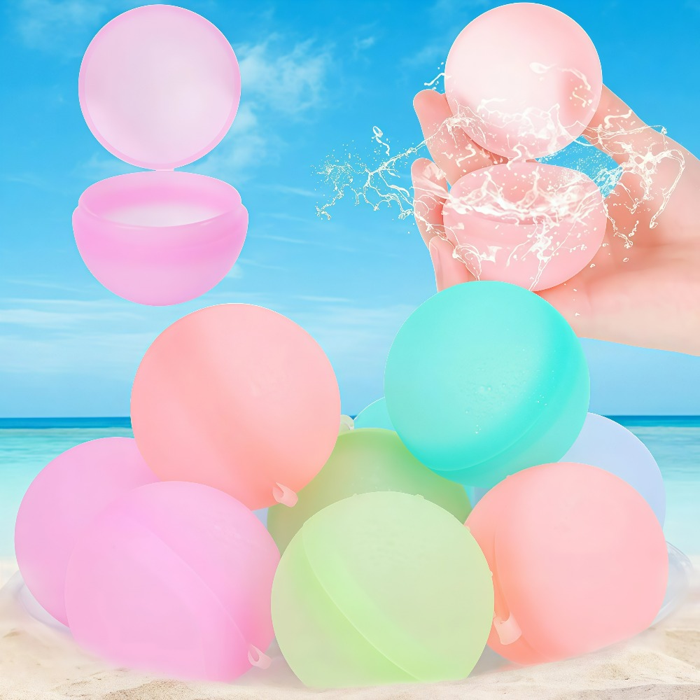 12/20/24/40個入り 再利用可能な水風船、プールビー - Kids Outdoor Water Toys のレビューと価格