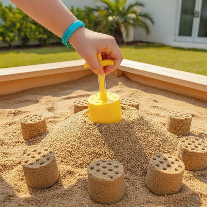子供用水遊びビーチおもちゃサンドボックス型セットシャベル城建 - Kids Outdoor Water Toys のレビューと価格