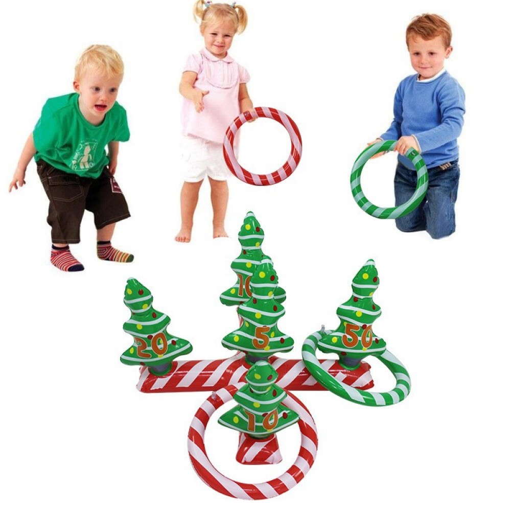 インフレータブルクリスマスツリー、リング付きのお祝いクリスマ - Kids Outdoor Xmas Gifts のレビューと価格