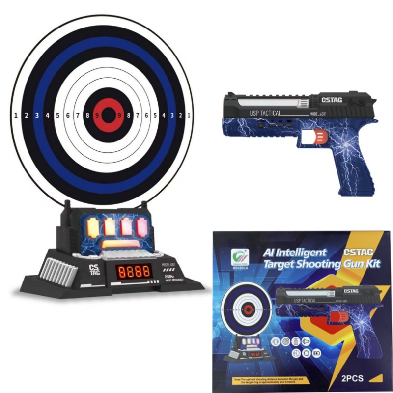 CSTAG AI ターゲット射撃競技レーザーピストルセット  - Kids Outdoor Play Equipment のレビューと価格