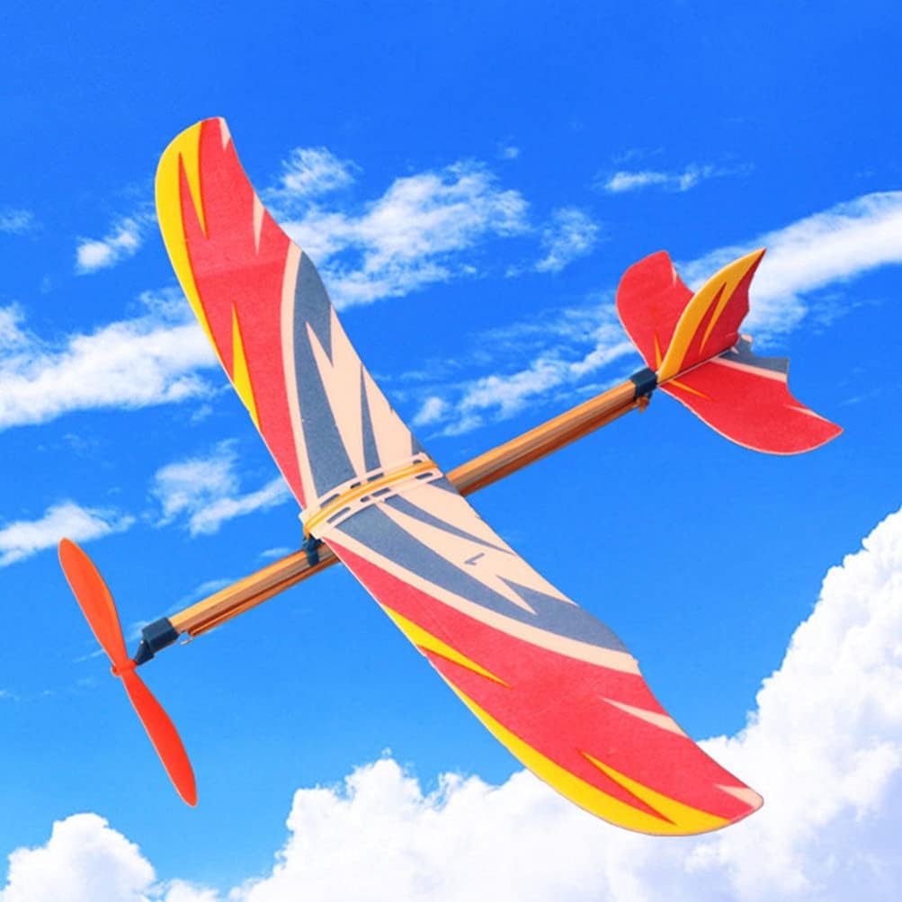 5/10 個のゴムバンド動力飛行機モデルグライダー飛行機爆撃 - Kids Outdoor Play Equipment のレビューと価格