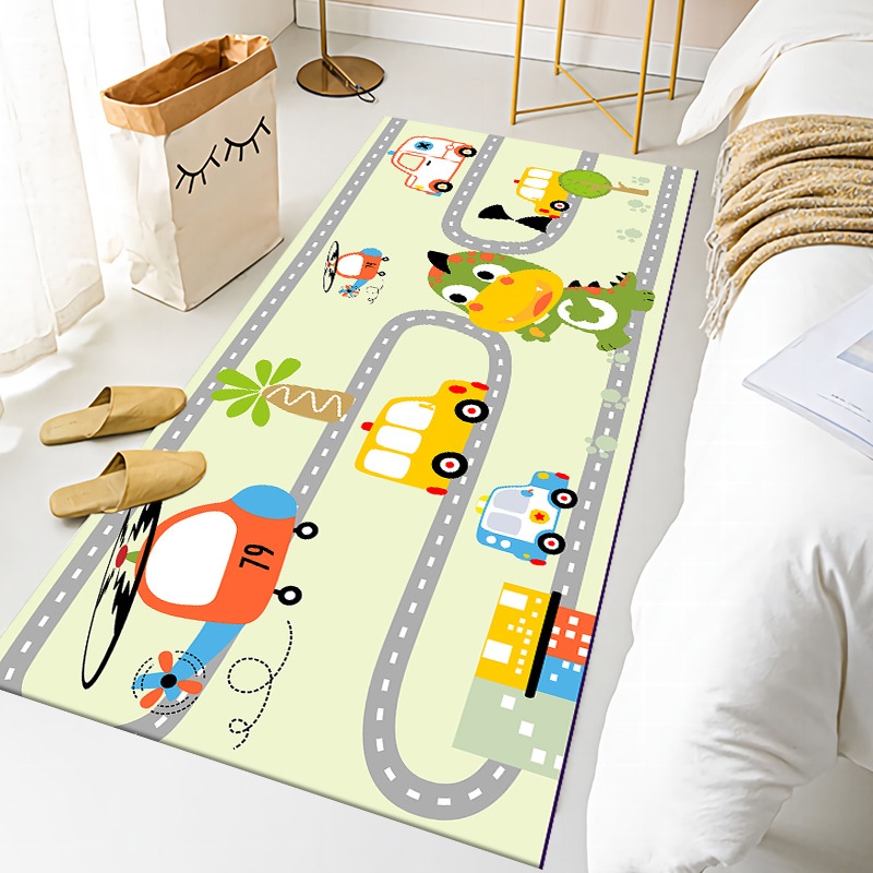 キッズエアポート滑走路トラフィックランナーラググリーンロード - Kids Outdoor Flooring のレビューと価格