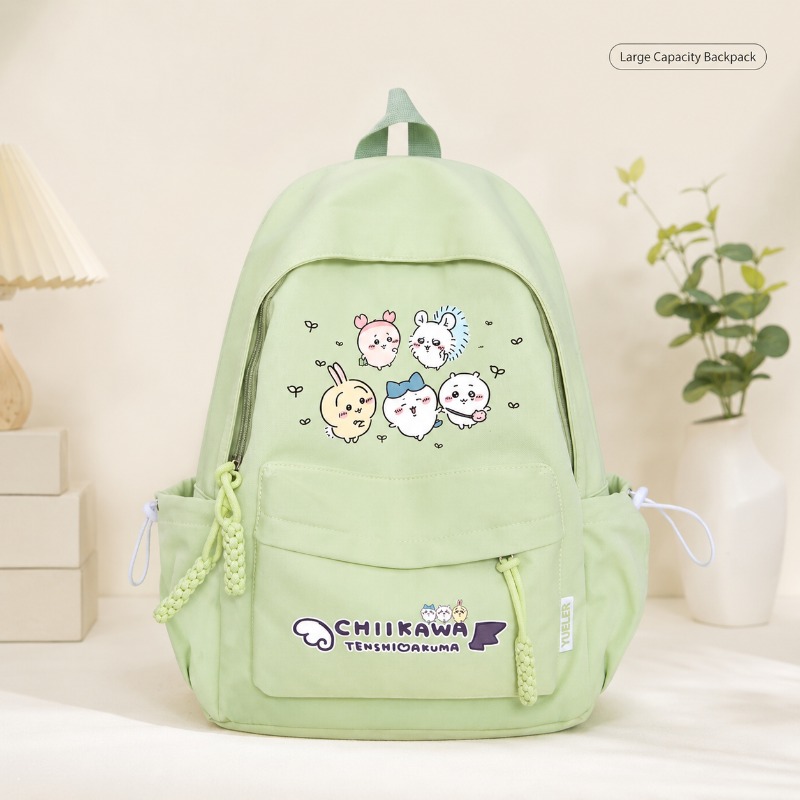 かわいいちいかわキッズバックパック強化生地耐久性汚れに強い大 - Kids Outdoor Backpack のレビューと価格
