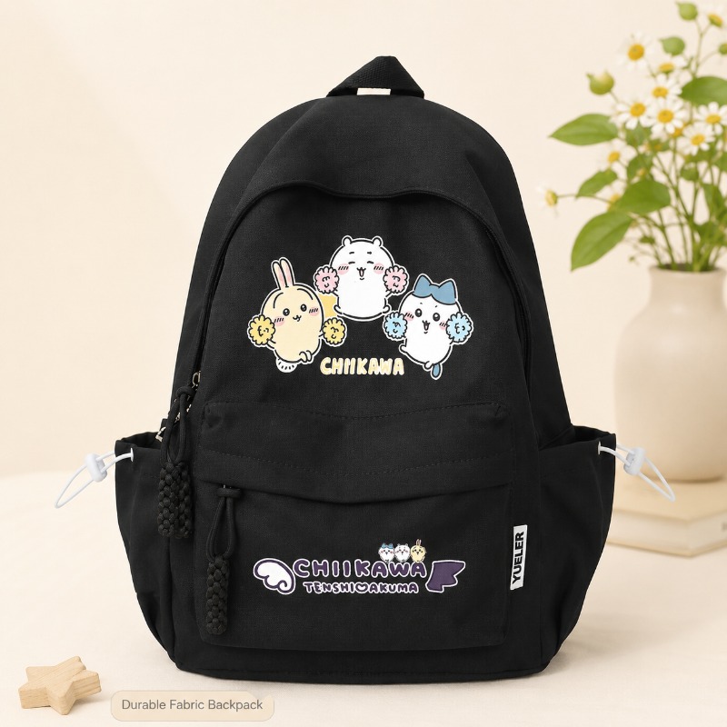 かわいいちいかわキッズバックパック強化生地耐久性汚れに強い大 - Kids Outdoor Backpack のレビューと価格