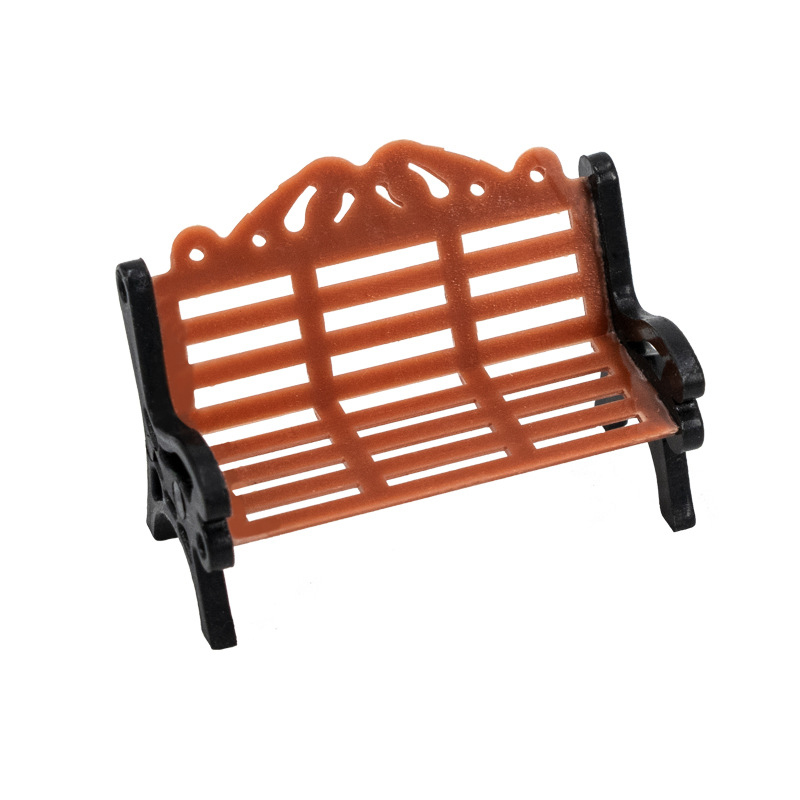 10個セット ミニチュア公園ベンチ モデル 1:75 1:1 - Kids Outdoor Bench のレビューと価格
