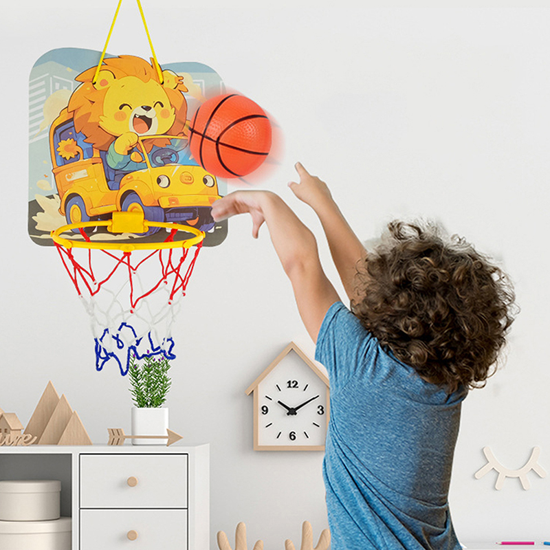 子供用調節可能なバスケットボールスタンド漫画の動物の形のシュ - Kids Outdoor Basketball のレビューと価格