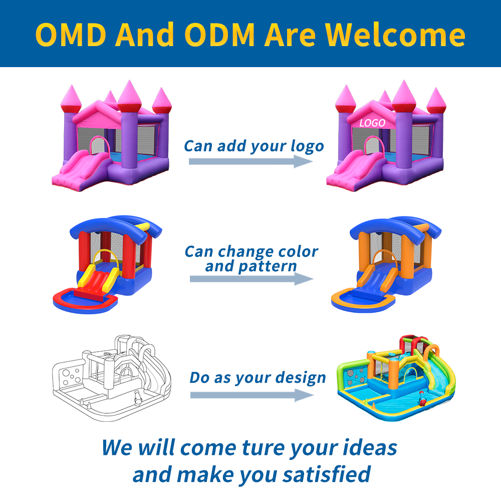 カスタムメイドの屋外用インフレータブルバウンスキャッスル、ス - Kids Outdoor Play Equipment のレビューと価格
