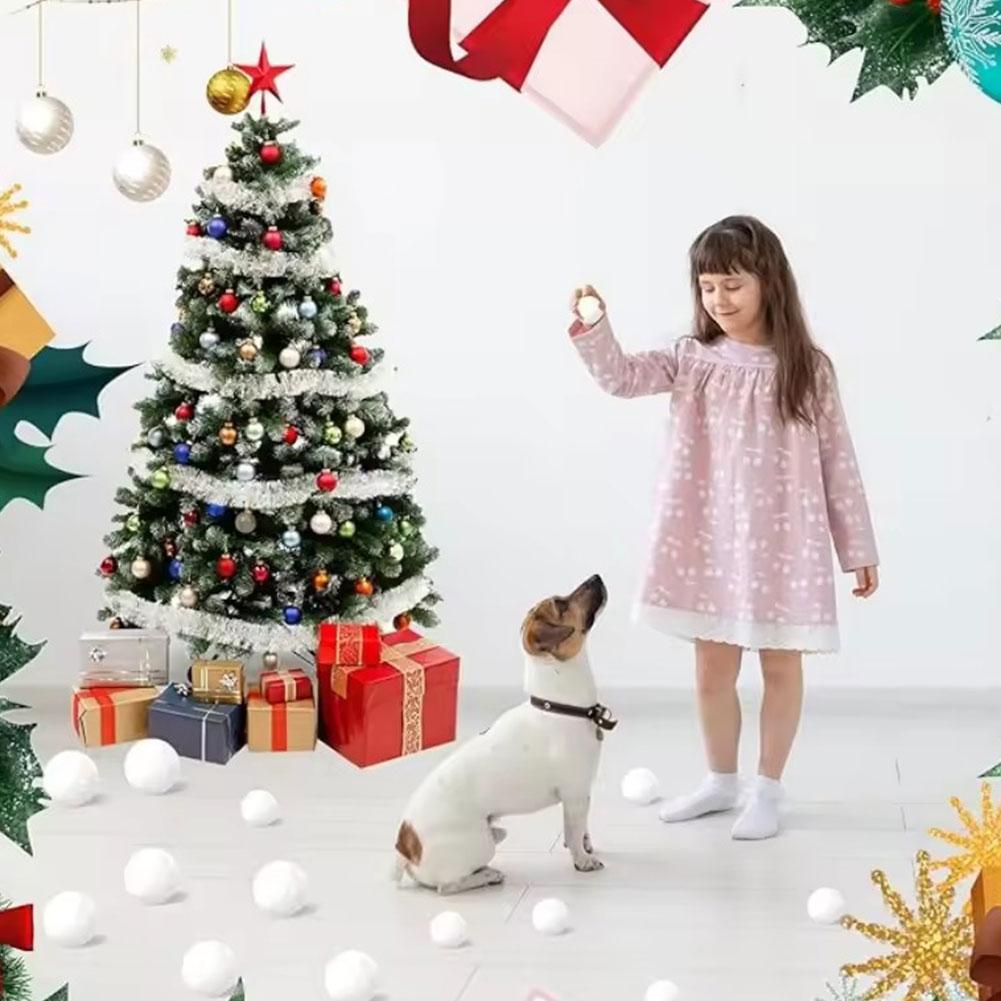 6/8/10cm ソフトスノーフェイクボール クリスマス 子 - Kids Outdoor Xmas Gifts のレビューと価格