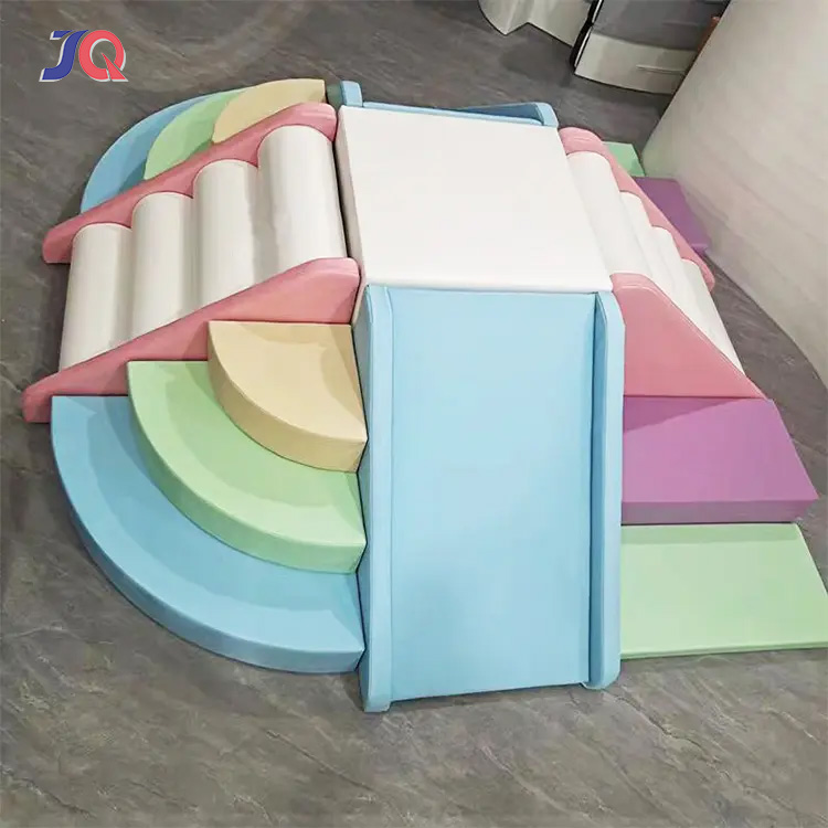 マカロンカラーの子供用ソフトプレイ機器、屋内外兼用小型遊具、 - Kids Outdoor Play Equipment のレビューと価格