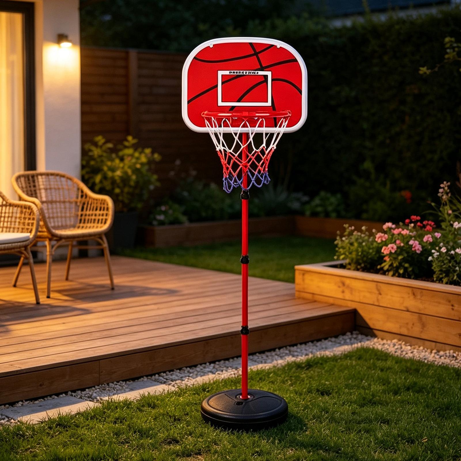 バスケットボールフープ 子供用 調節可能なスポーツ玩具 ボー - Kids Outdoor Basketball のレビューと価格