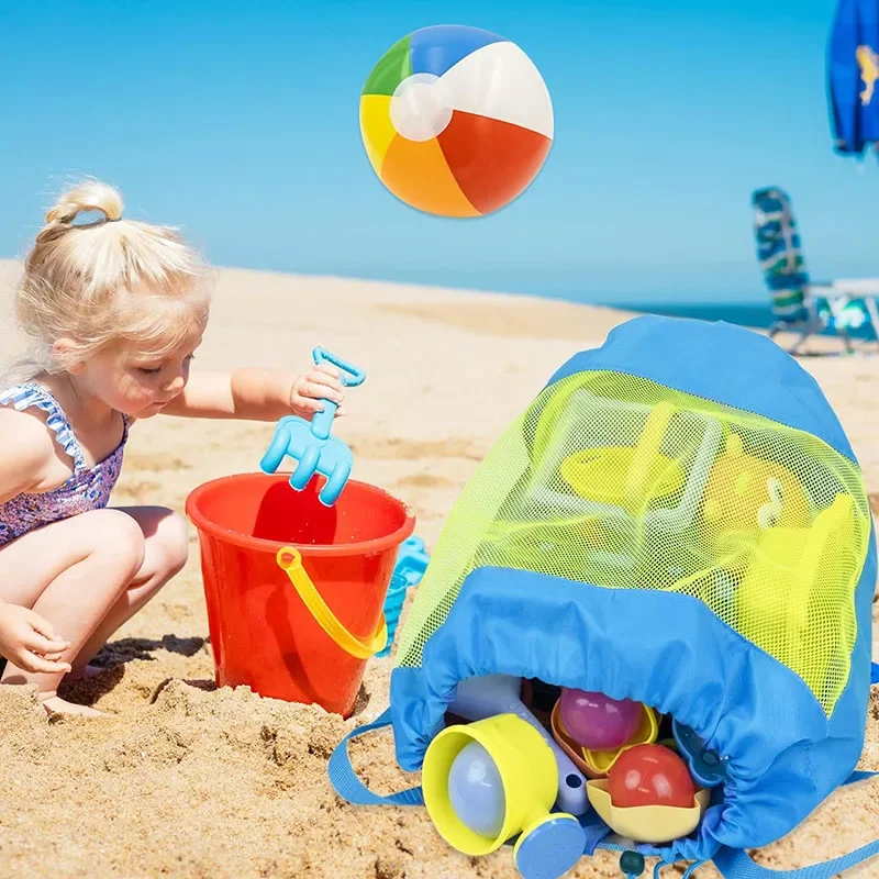 1 個ビーチバッグ折りたたみポータブルメッシュ水泳バッグ子供 - Kids Outdoor Backpack のレビューと価格