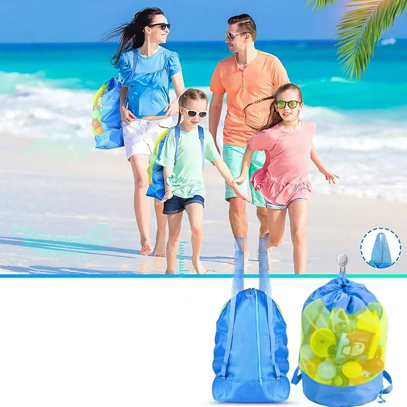 1 個ビーチバッグ折りたたみポータブルメッシュ水泳バッグ子供 - Kids Outdoor Backpack のレビューと価格