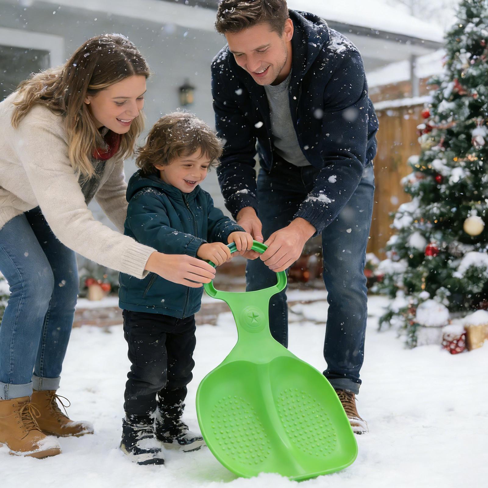 雪用スレッド 冬用スポーツ用品 ハンドル付きスノースライダー - Outdoor Kid のレビューと価格