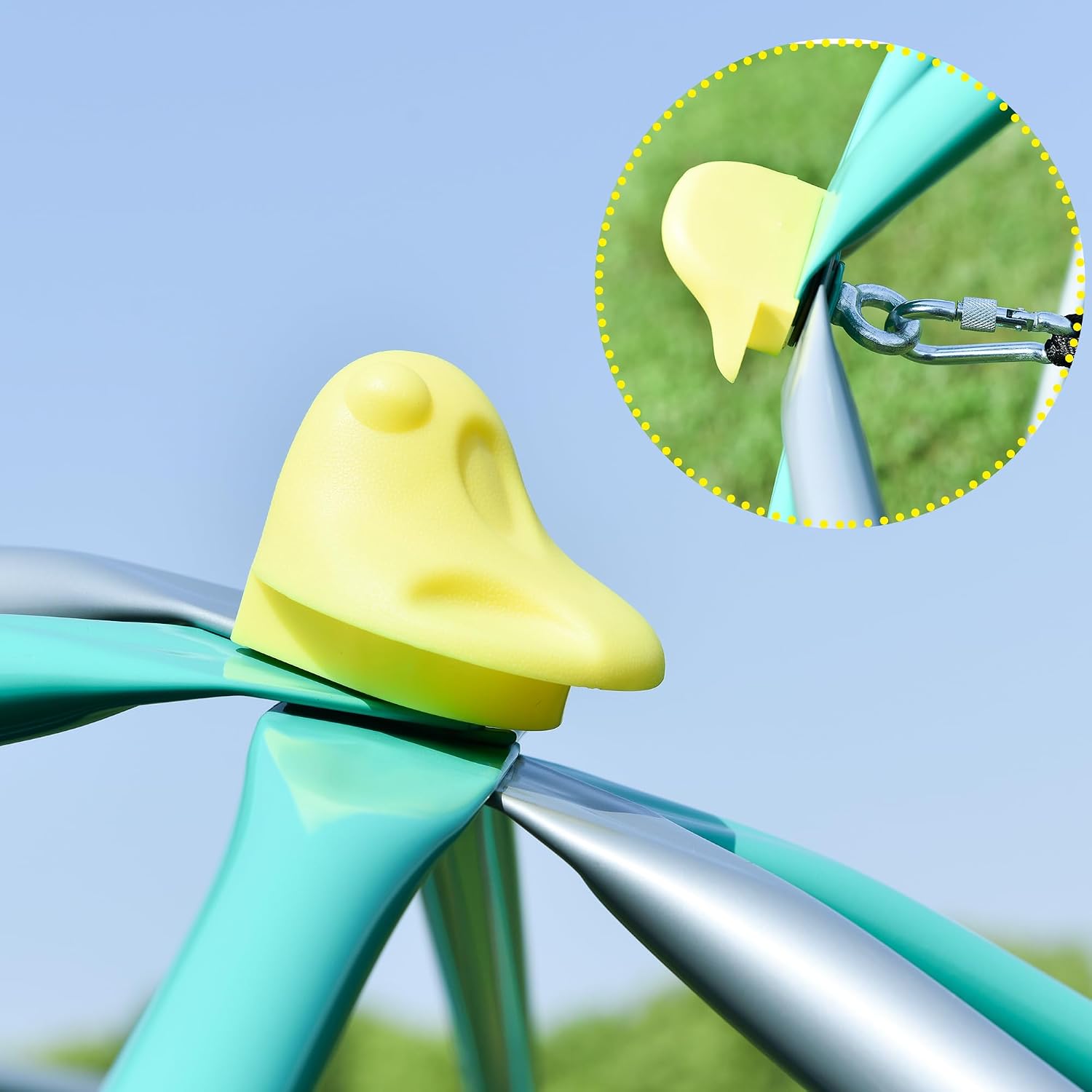 13フィートのクライミングドーム、3～10歳のお子様向けプレ - Kids Outdoor Jungle Gym Dome のレビューと価格