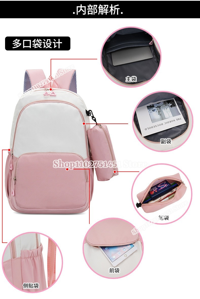 2 個マイナークラフトスクールバッグ鉛筆ケース付き学生用アウ - Kids Outdoor Backpack のレビューと価格