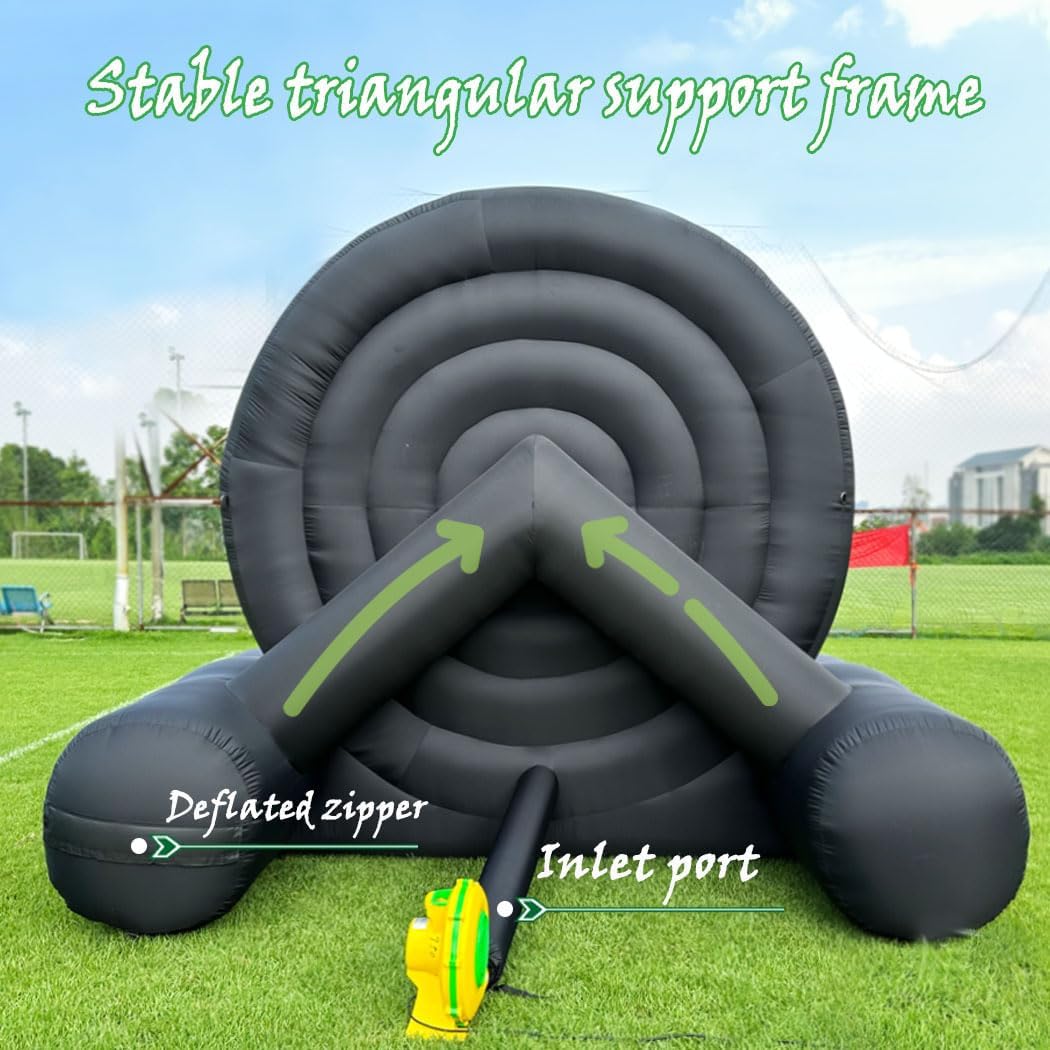 人間用インフレータブルサッカーダーツボード、ボール付き、オッ - Kids Outdoor Trampoline のレビューと価格