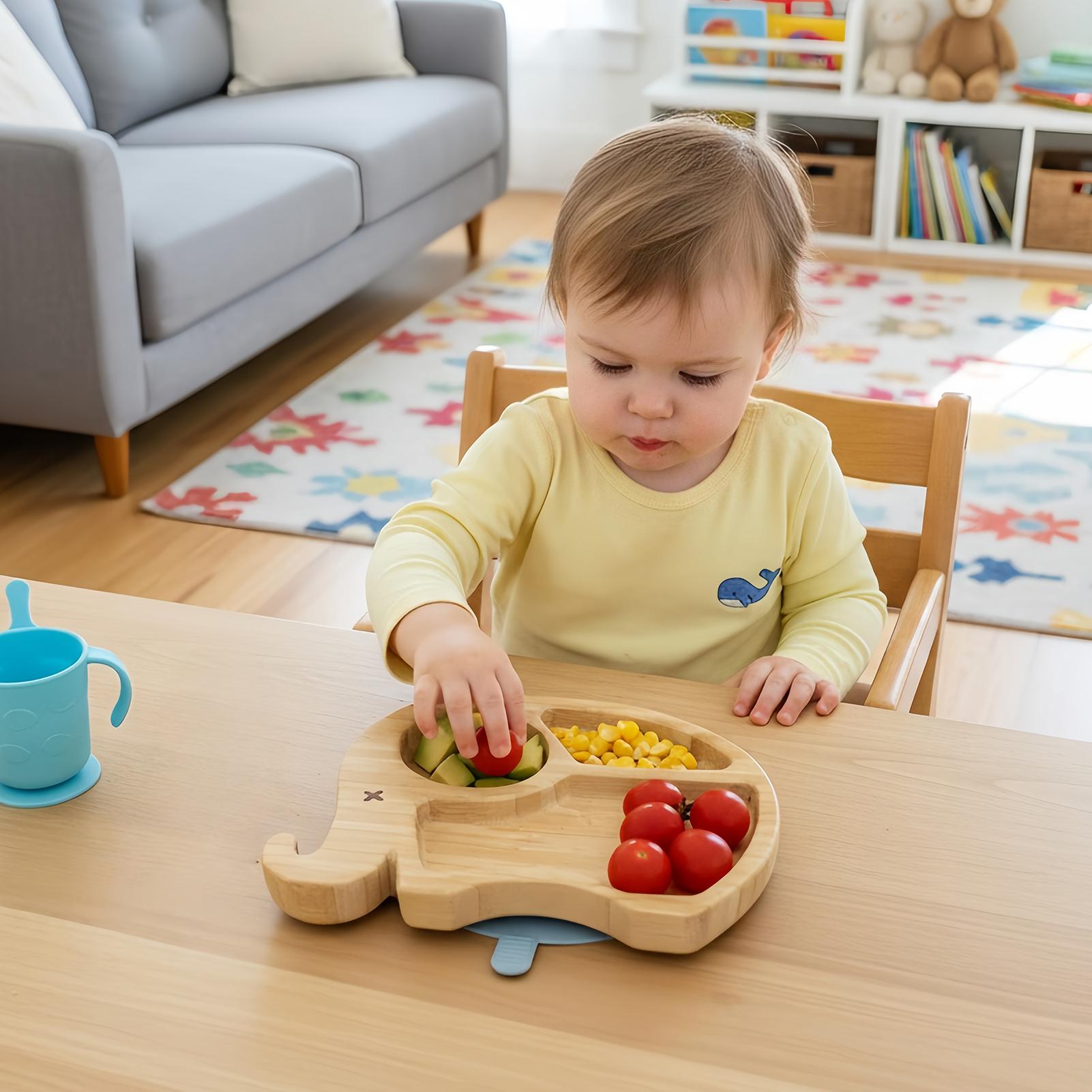 子供用ディナーセット漫画食器分割プレートとプレースマット子供 - Kids Outdoor Dining Set のレビューと価格