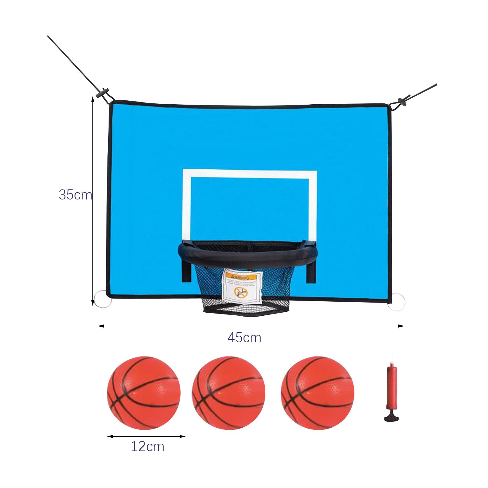 トランポリンバスケットボールフープ PVC アタッチメント子 - Kids Outdoor Trampoline のレビューと価格
