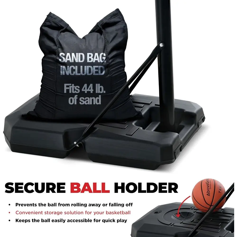 調節可能な44インチ耐衝撃バスケットボールフープシステム（子 - Kids Outdoor Basketball のレビューと価格
